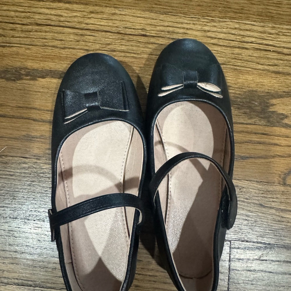 Elegant Black Bow Women's Shoes